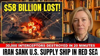 Iran Just Sank a US Supply Ship in Red Sea — 30,000 Interceptors Destroyed in 20 Mins