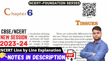 Tissues: Class 9 Science Chapter 6 [Full Chapter]