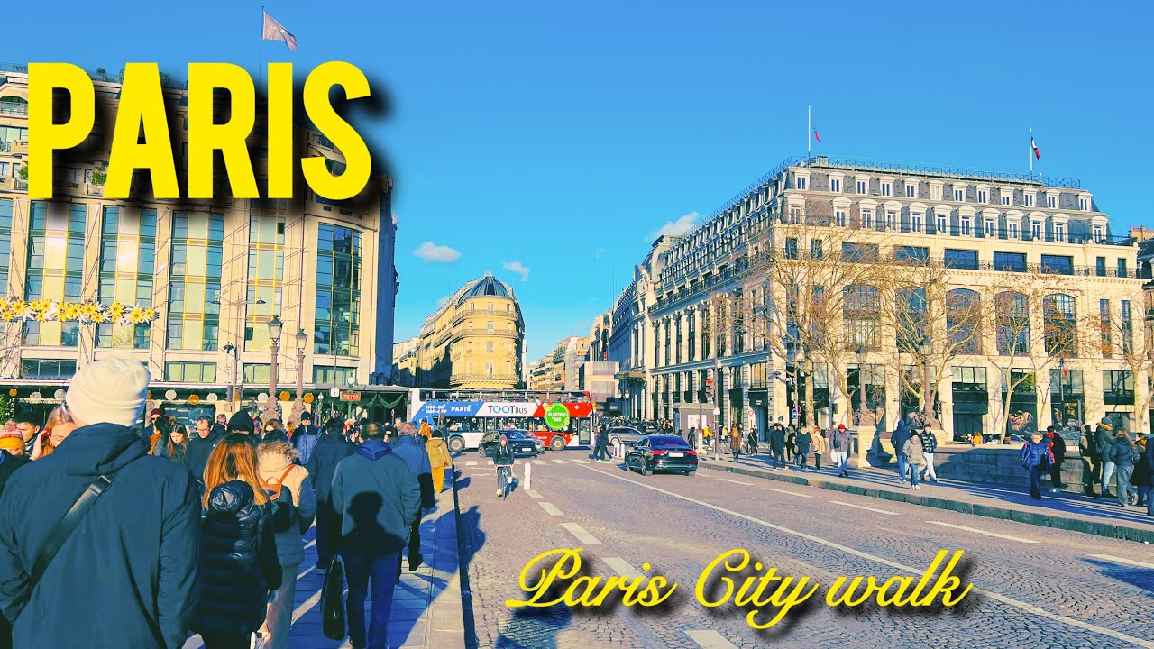 Paris France 🇫🇷City Centre Walking Tour | A Walk In Paris |15 Janvier 2026