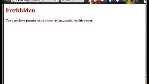 Wamp server: 403 FORBIDDEN error fixed.