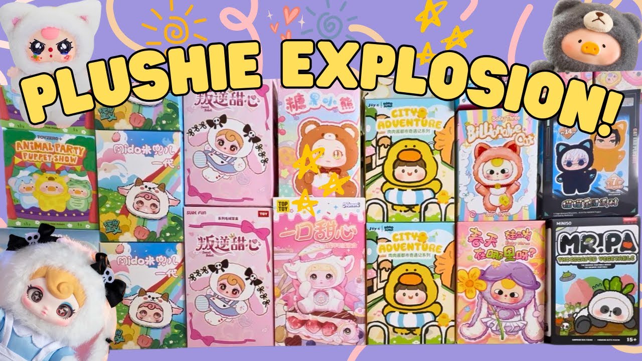 Plushie Explosion Unboxing | Huge Blind Box Haul Revealed