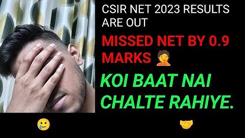 I FAILED CSIR NET JUNE 2023 🥲 | RESULTS ARE OUT 😌 #csirnet2023 #csirresult #csircutoff #fails #coyg