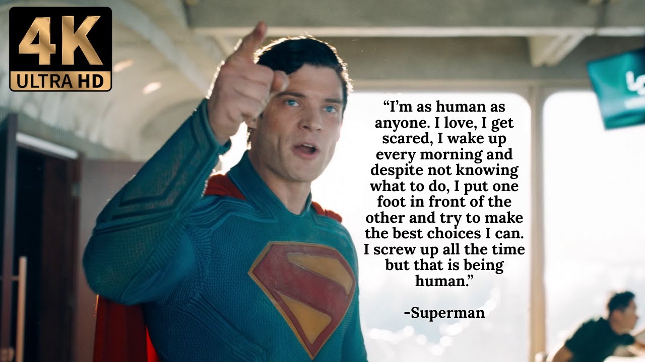 Superman (2025) | "I'm as human as anyone" speech - Krypto attacks Lex Luthor 4K [2160p]