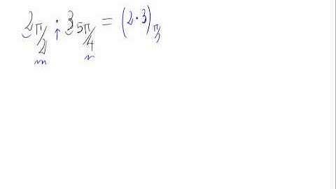 Producto de números complejos - Forma polar