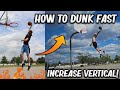 HOW TO DUNK FAST (Increase Vertical and Improve Technique)