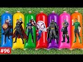 SUPERHERO AVENGERS MARVEL DC CHALLENGE WATER COLOUR #96 CAPTAIN AMERICA, GHOST SPIDERMAN, BATMAN