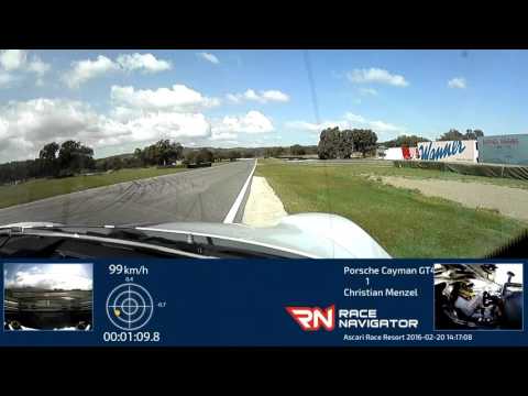 RN #1 Onboard video Ascari Race Resort, Porsche Cayman GT4 Clubsport, 02:16.095