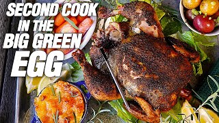 The Best Chicken I've Ever Tasted! Another FIRST Thing to Cook In Your Big Green Egg