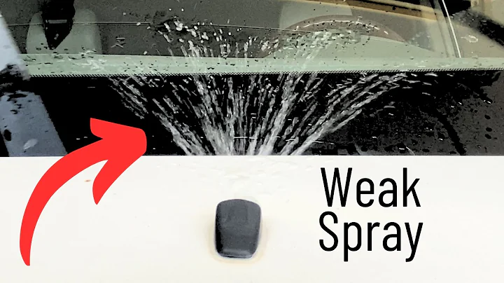One Weak Windshield Spray Nozzle? How to Troubleshoot and Replace it