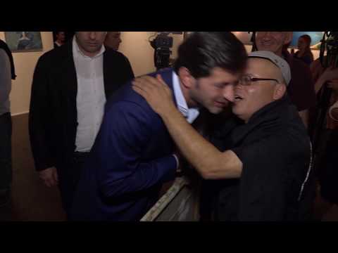 კახა კალაძე ვეტერანებსა და აფხაზეთიდან დევნილ მხატვრებს შეხვდა