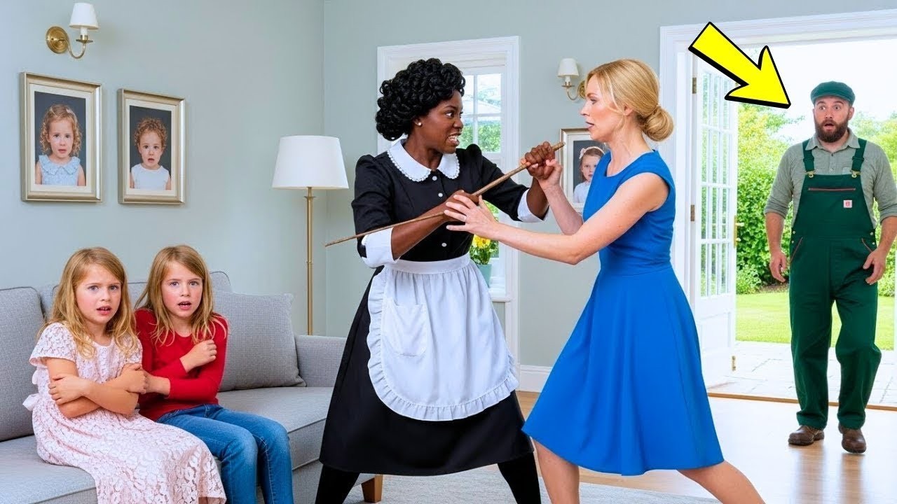 BILLIONAIRE GOES UNDERCOVER AS A GARDENER — AND SEES THE MAID PROTECTING HIS TWINS FROM HIS F