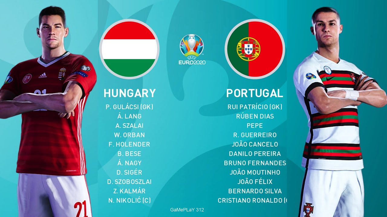 EURO 2020 - Grupo F - Hungria VS Portugal - PES 2021 Season Update