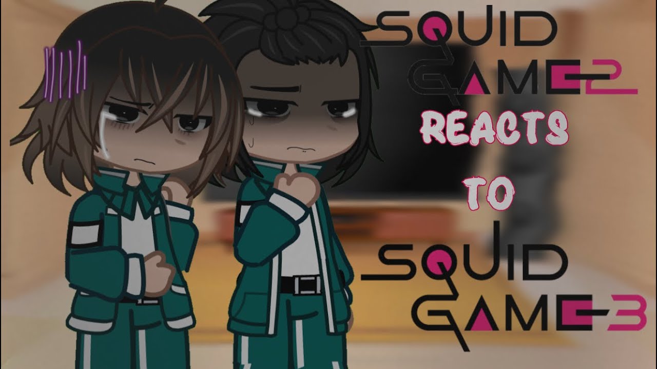 Squid game season 2 survivors reacts to SQUID GAME SEASON 3 || Only part || Gacha club