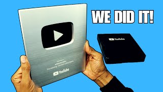 Unboxing Youtube Silver Plaque 100K Subs Celebration