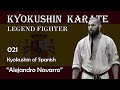 Kyokushin karate fighter 021  kyokushin of spanish  alejandro navarro 