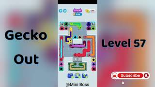 Gecko Out Level 57 Walkthrough 🧩 | Step-by-Step Puzzle Guide | Mini Boss