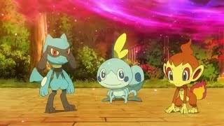 Ash's Lucario \& Goh's Inteleon Devolve Back To Riolu \& Sobble || Pokemon Journeys Episode 90.