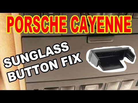 How To Fix A Broken Sunglass Holder – Porsche Cayenne DIY Video #PorscheCayenne #PorscheDIYRepair