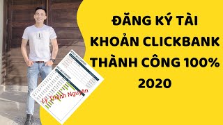 Hướng Dẫn Mở Tài Khoản Clickbank thành công – Nguyễn Xuân Hòa