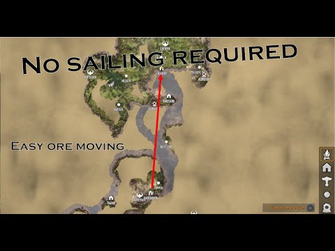 Valheim: Moving ore and metal without sailing or portals