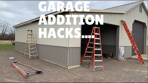 20x40 Pole Barn Garage Add-On!!
