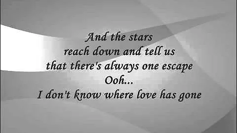 Spandau Ballet - Through The Barricades (Lyrics)