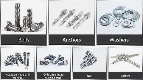 Các loại ốc tăng chỉnh, bulong tăng chỉnh, tán | Sản phẩm gia công sản xuất tại Việt Nam