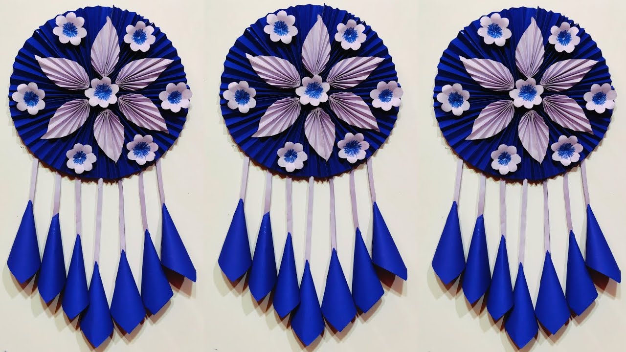 Beautiful and Easy Paper Wall Hanging / Paper Craft For Home Decoration / Unique Wall Hanging / DIY