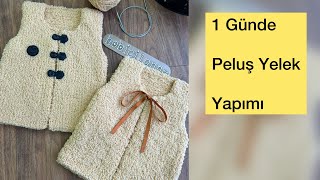 1 Günde Peluş Anakuzusu Yelek