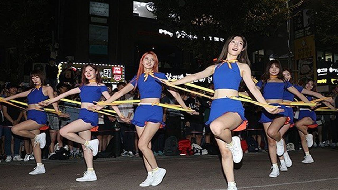 DIA(다이아) '미스터포터' 버스킹(Busking) 무대 (Mr. Potter, Spell, 채연, 희현, 은진) [통통영상]