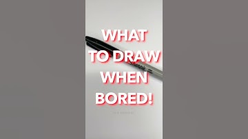 What to draw when bored! EASY!#giveityourbestshort