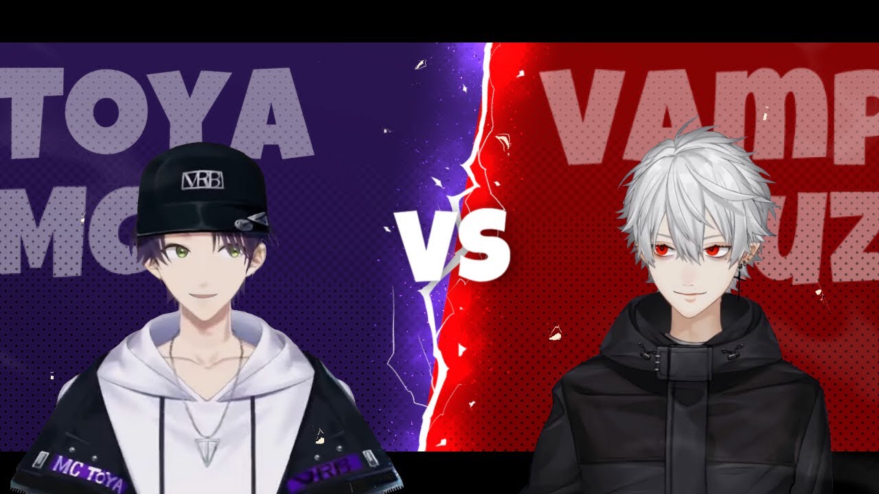 MC토우야 VS 쿠즈하 버추얼 랩 배틀 + 짧은감상회【자막】