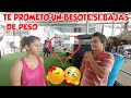 DIA 4 EN EL GYM "BESSY LE PROMETE UN BESO A PAPYSUGAR SI BAJA DE PESO"