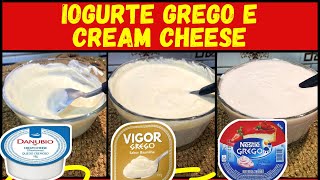IOGURTE GREGO CASEIRO E CREAM CHEESE - Com 2 ingredientes, faça seu iogurte grego | Bora de Receita