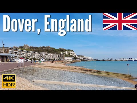 Dover, England 🇬🇧 - Historic City Center and Waterfront - 4K Walking Tour in 2022