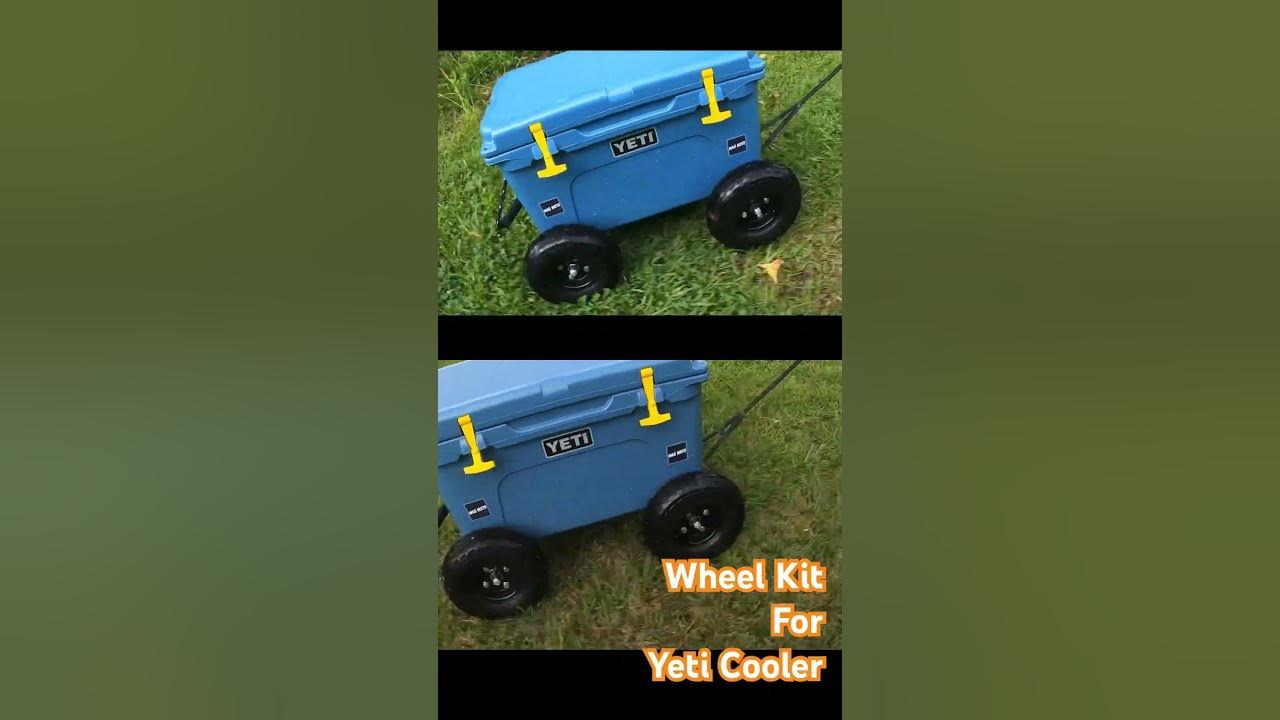 How to Make RTIC YETI Cooler Wheels Kit System EASY & CHEAP 