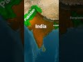 Pakistan_ Bangladesh #shortvideo #didyouknowfacts #bangladesh #map