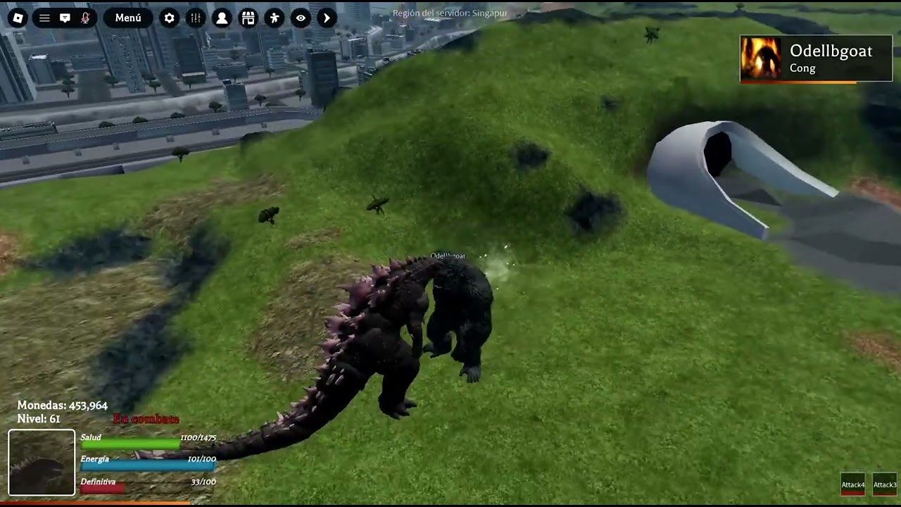 1v1 con un Kong skilled en kaiju multiverse (primer video)