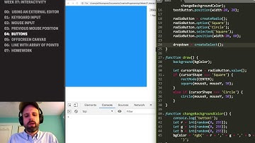 CP1: Interactivity in P5JS – Buttons