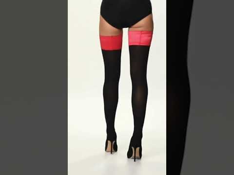 ELETTRA Thigh Highs: Unmatched Elegance with Stay-Up Comfort and Stylish Color Bands #shorts