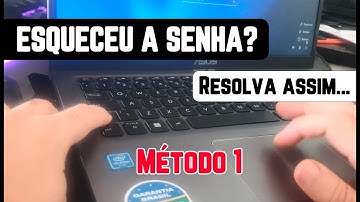 Esqueceu a Senha do Computador? - Aprenda como resolver #Método 1