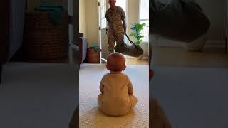 Baby Freezes Then Dad Says One Word