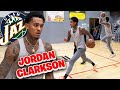 Utah Jazz Jordan Clarkson *INSANE* NBA WORKOUT | 1 LEG FLOATERS & BALANCE