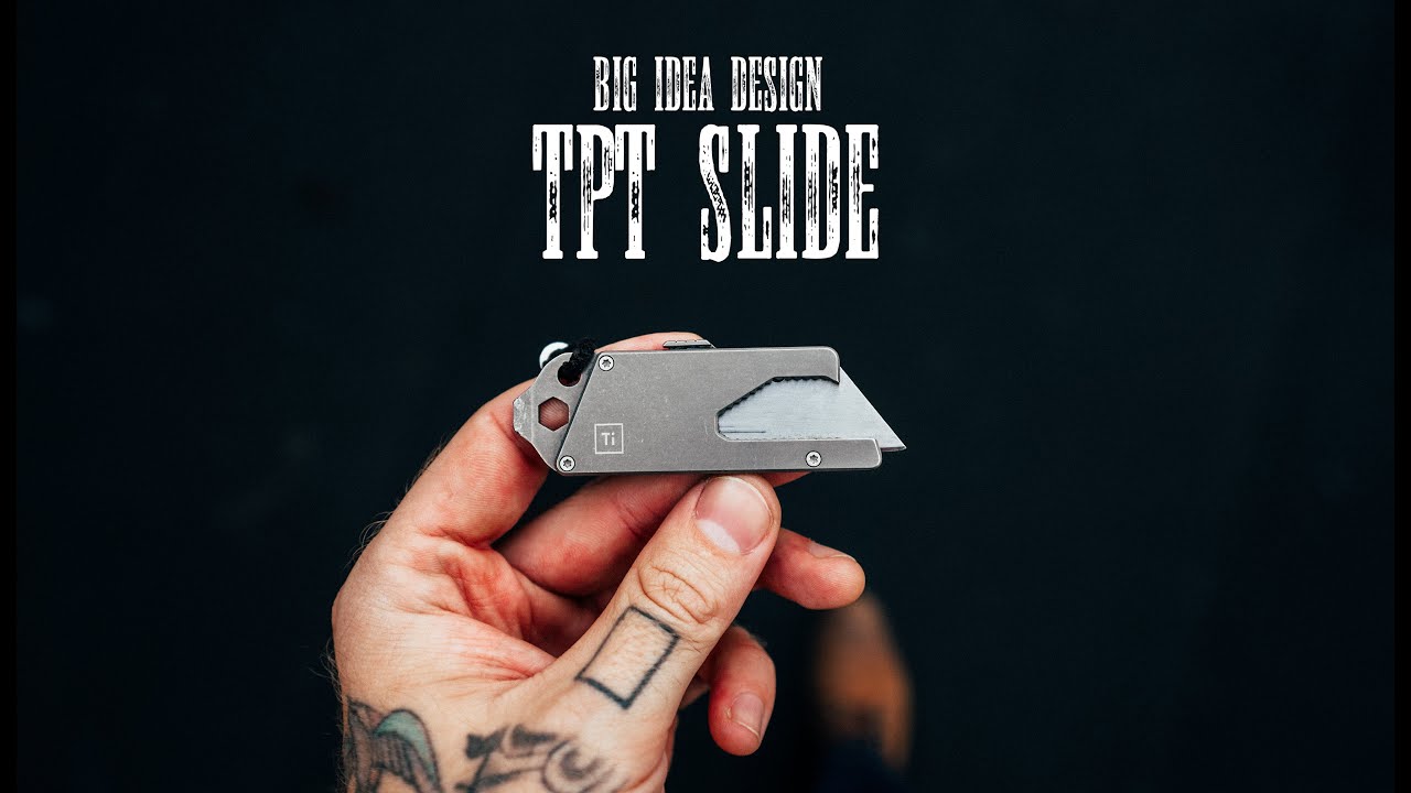 Near Perfect EDC Pocket Tool! Big Idea Design TPT Slide Review 