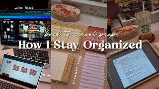 How I'm Actually Staying Organized this School Year 🎒📚 | Goal Setting, Vision Board, & Notion Setup
