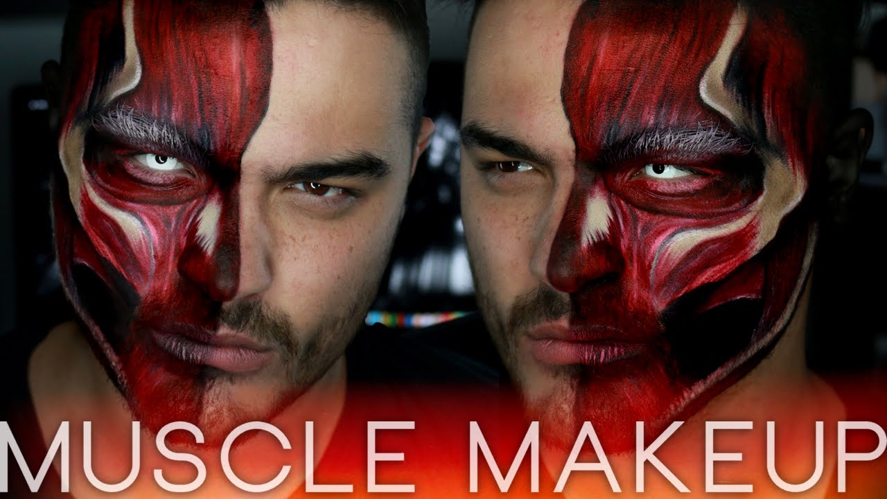Exposed Muscle Attack On Titan Makeup Tutorial Alex Faction YouTube