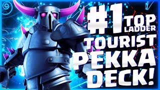 Tourist Finished #1 In The World With Pekka Bridge Spam!🤯🤯 - Clash Royale