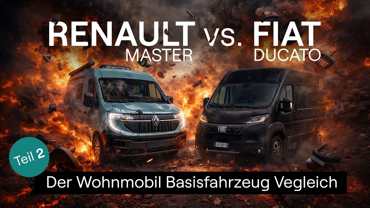 Renault Master vs. Fiat Ducato – Welches Basisfahrzeug ist wirklich besser? Teil 2