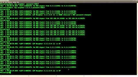 MPLS LDP lab in GNS3