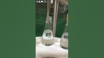 500ML Glass Bottle Feeder Washing Machine Filler Capper Labeler Collecting Turntable